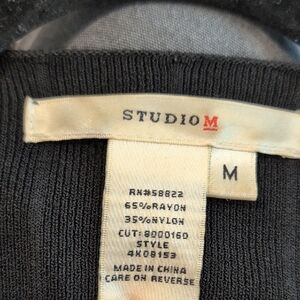 Studio M Black Sweater Dress
